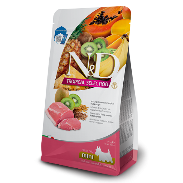 Farmina N&D Tropical Canine Pork & Tropical Fruits Adult Mini 1.5kg